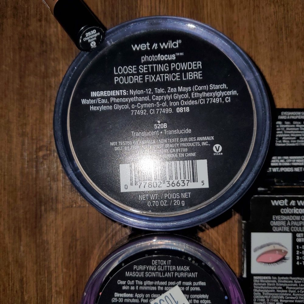 14 Wet n Wild Makeup & Skincare Lot - Eyeshadow / Glitter Mask / Setting Powder - Picture 9 of 13
